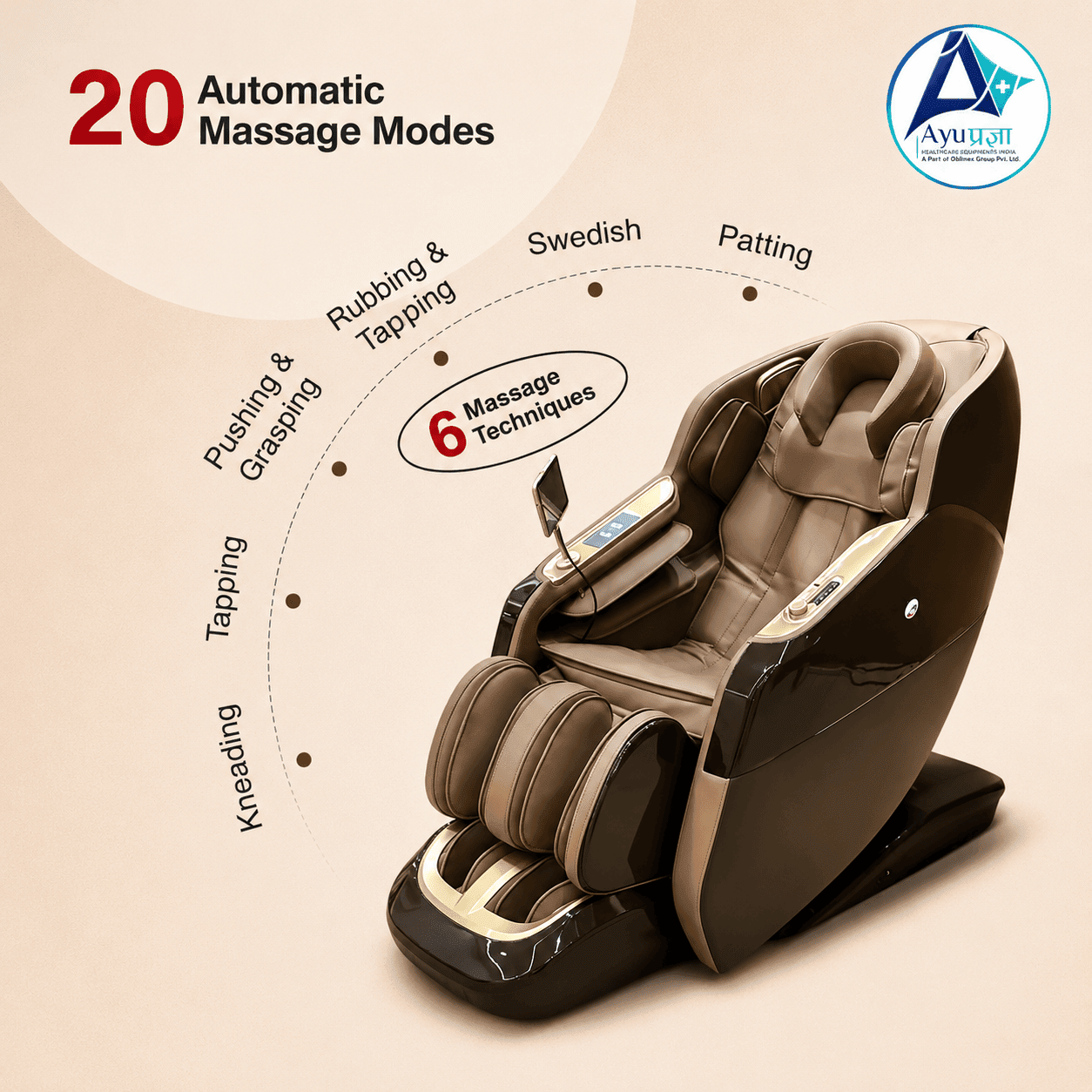 AyuPragya Prestige 3D Smart Massage Chair AYP 910 - AyuPragya