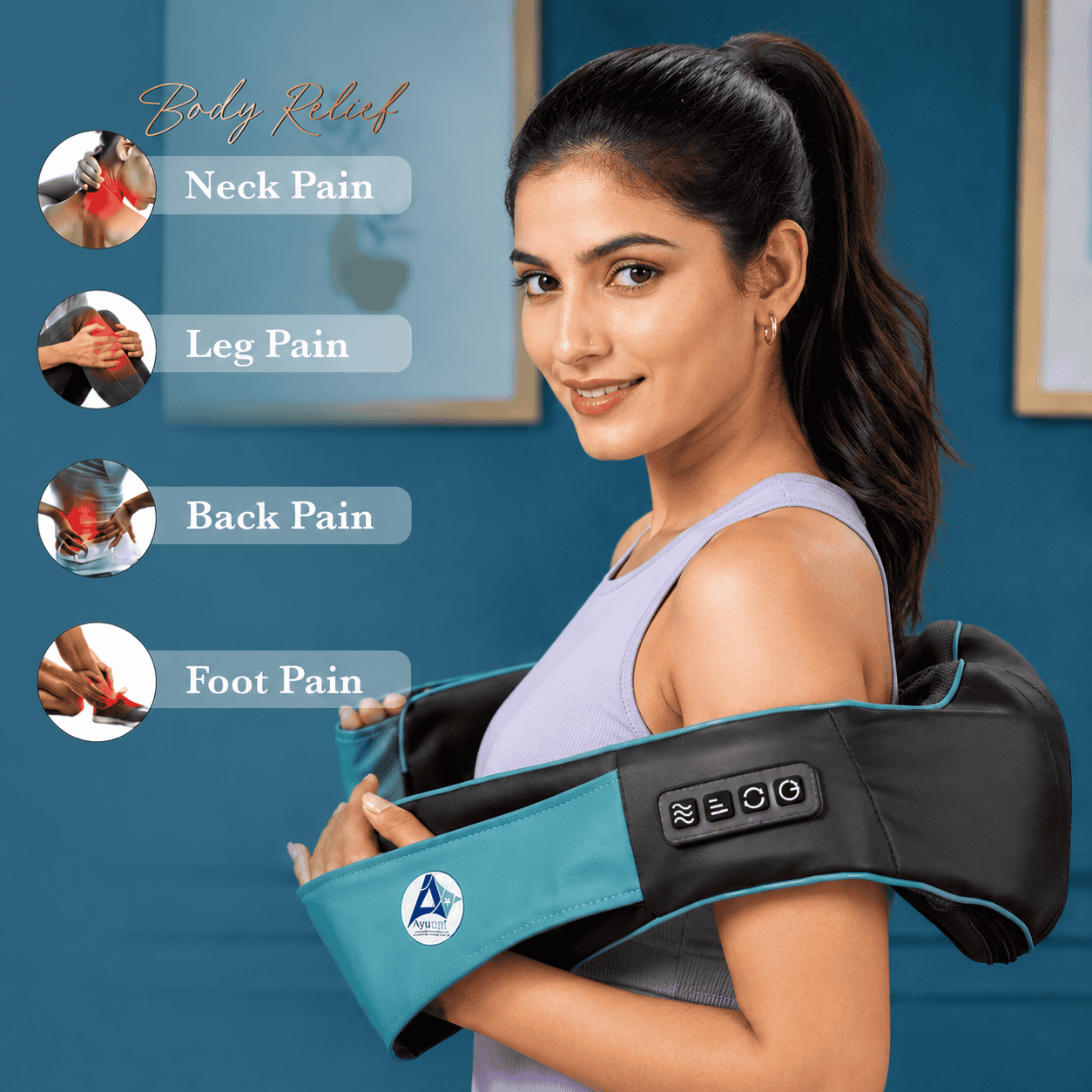 AyuPragya InfraKnead Neck & Shoulder Massager AYP 798