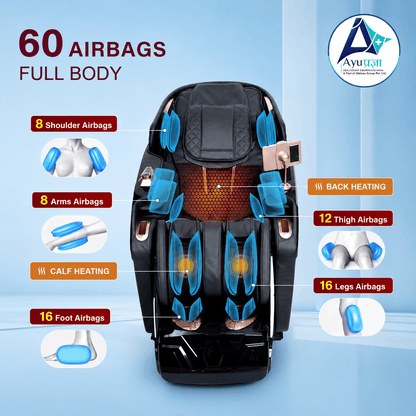 AyuPragya Imperial 4D Luxury Massage Chair AYP 909 - AyuPragya