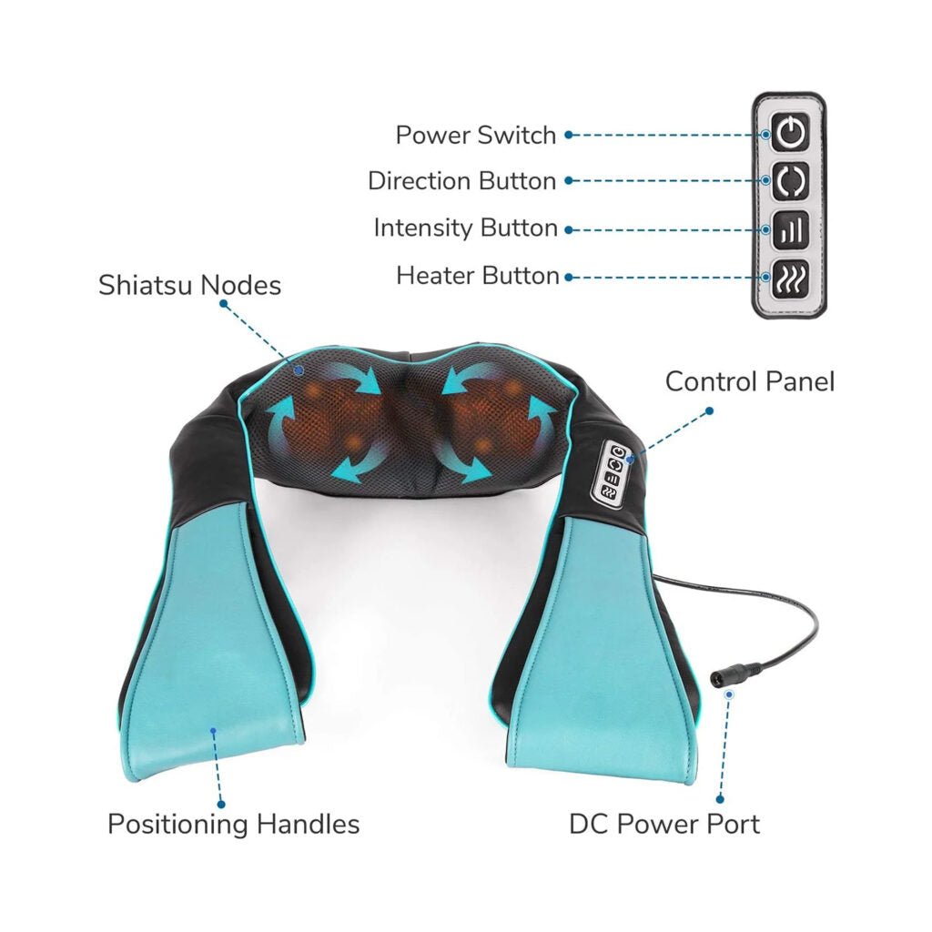 AyuPragya InfraKnead Neck & Shoulder Massager AYP 798 - Ayu Pragya