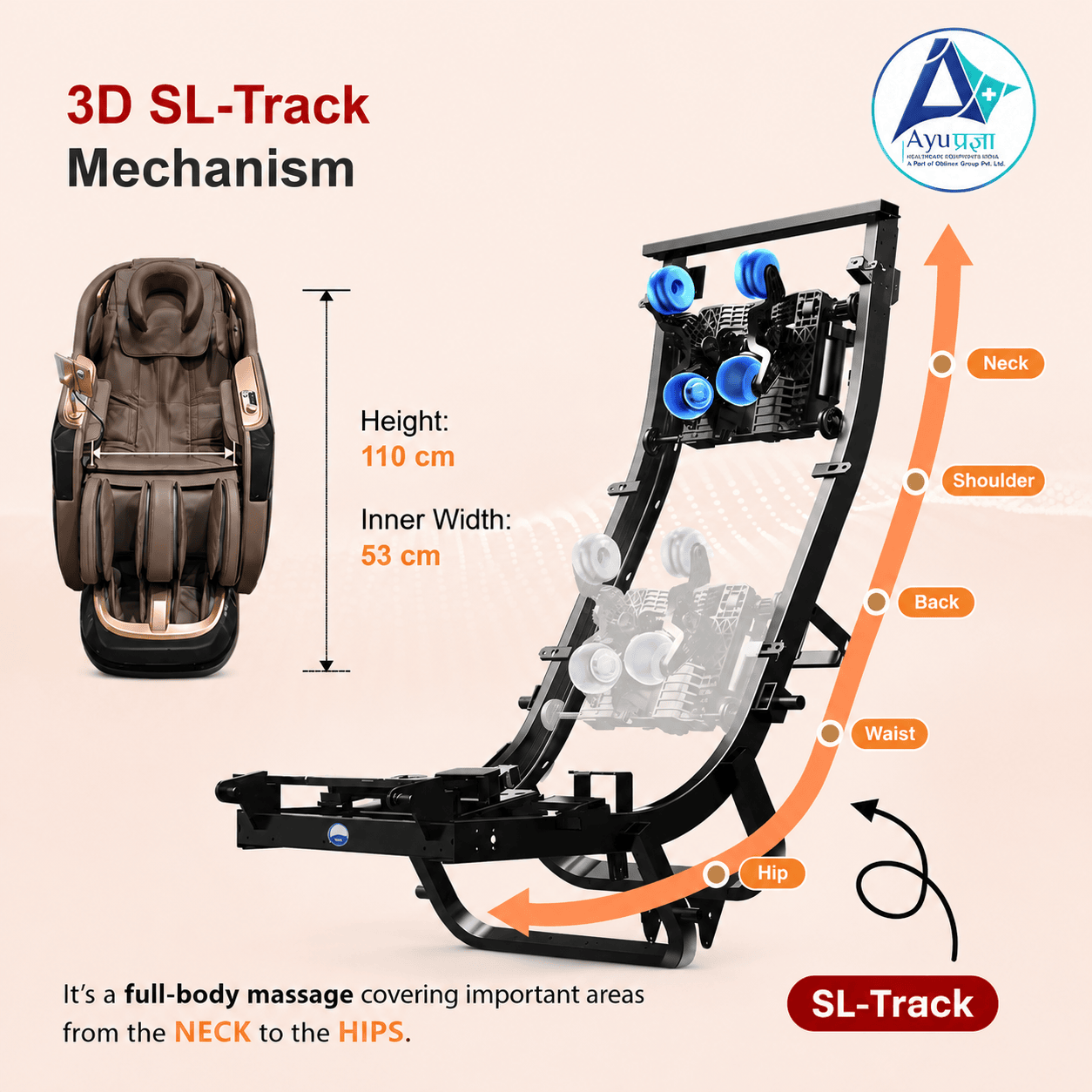 AyuPragya Prestige 3D Smart Massage Chair AYP 910 - AyuPragya