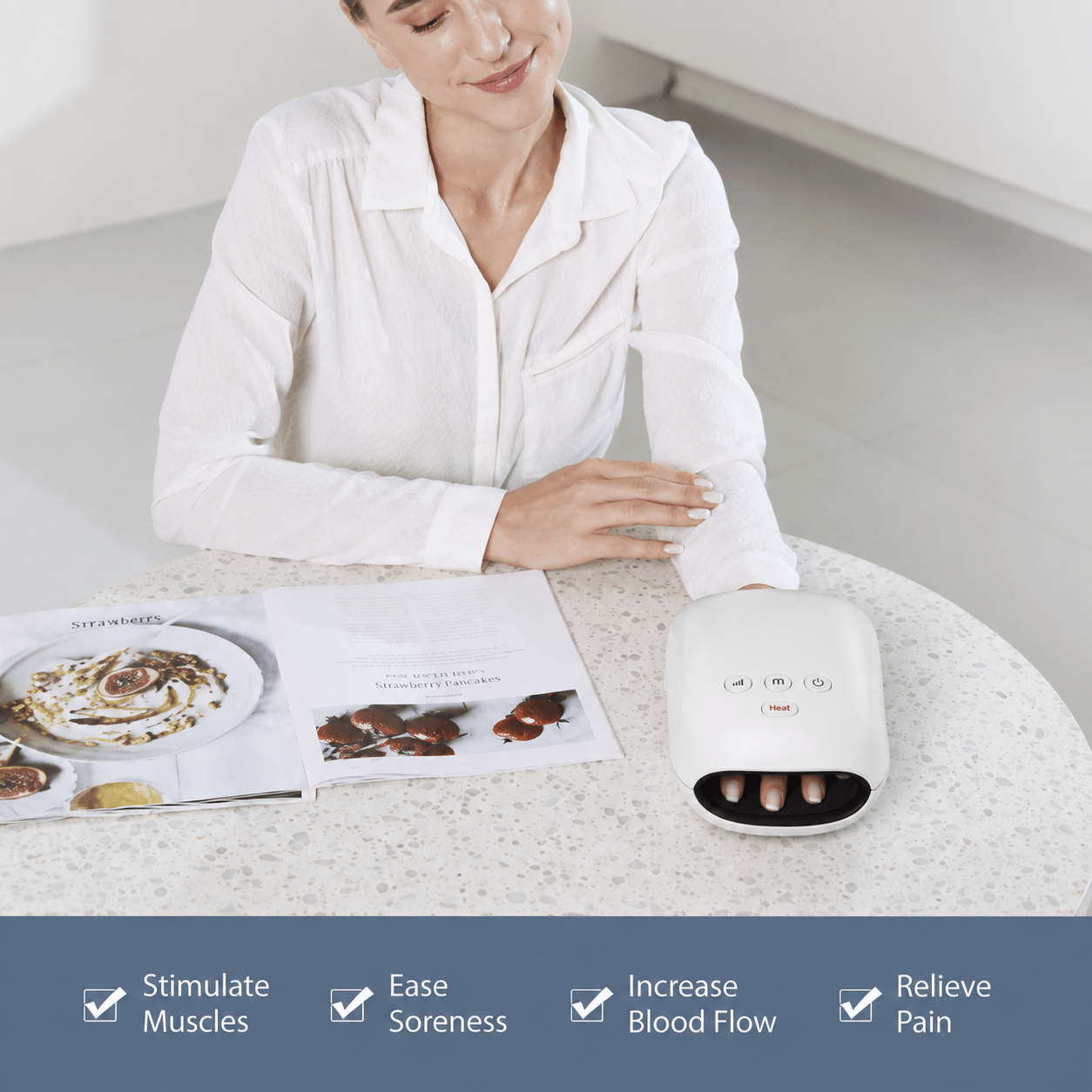 AyuPragya Smart Air Compression Hand Massager AYP 386 - Ayu Pragya