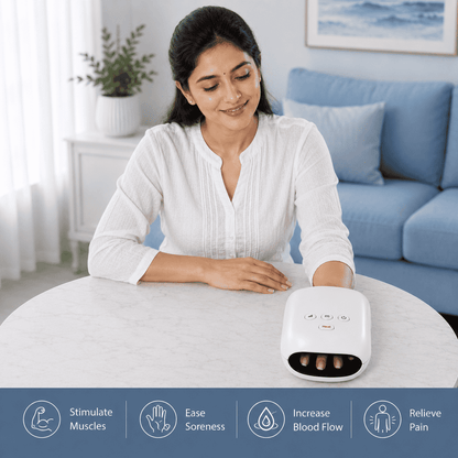 AyuPragya Smart Air Compression Hand Massager AYP 386 - AyuPragya