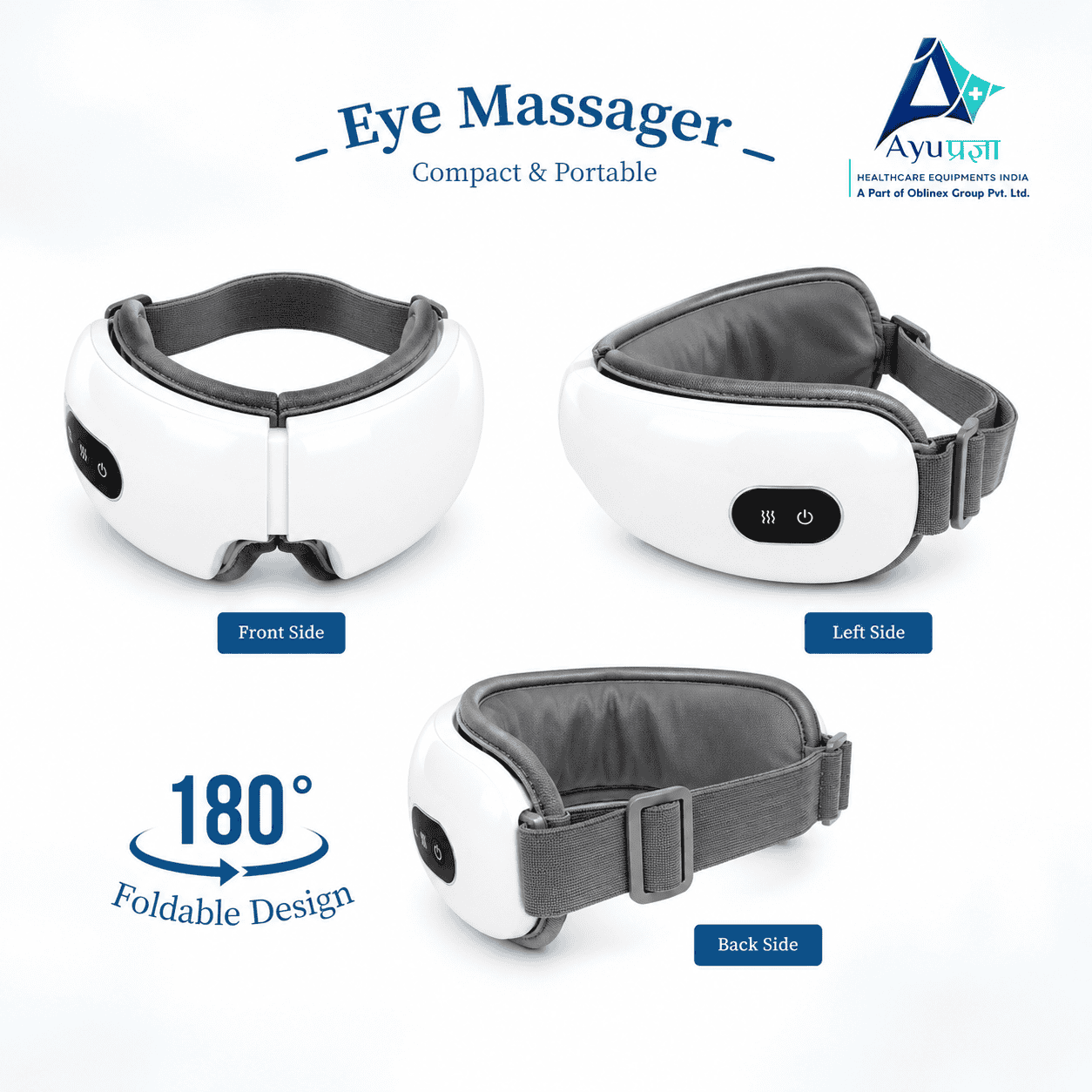 AyuPragya Smart Eye Relaxation Massager AYP 801 - Ayu Pragya