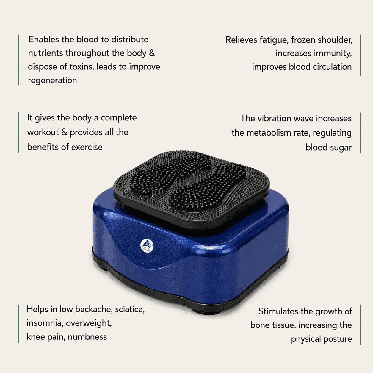 AyuPragya VibraFlow Blood Circulation Therapy Machine AYP 620 - Ayu Pragya