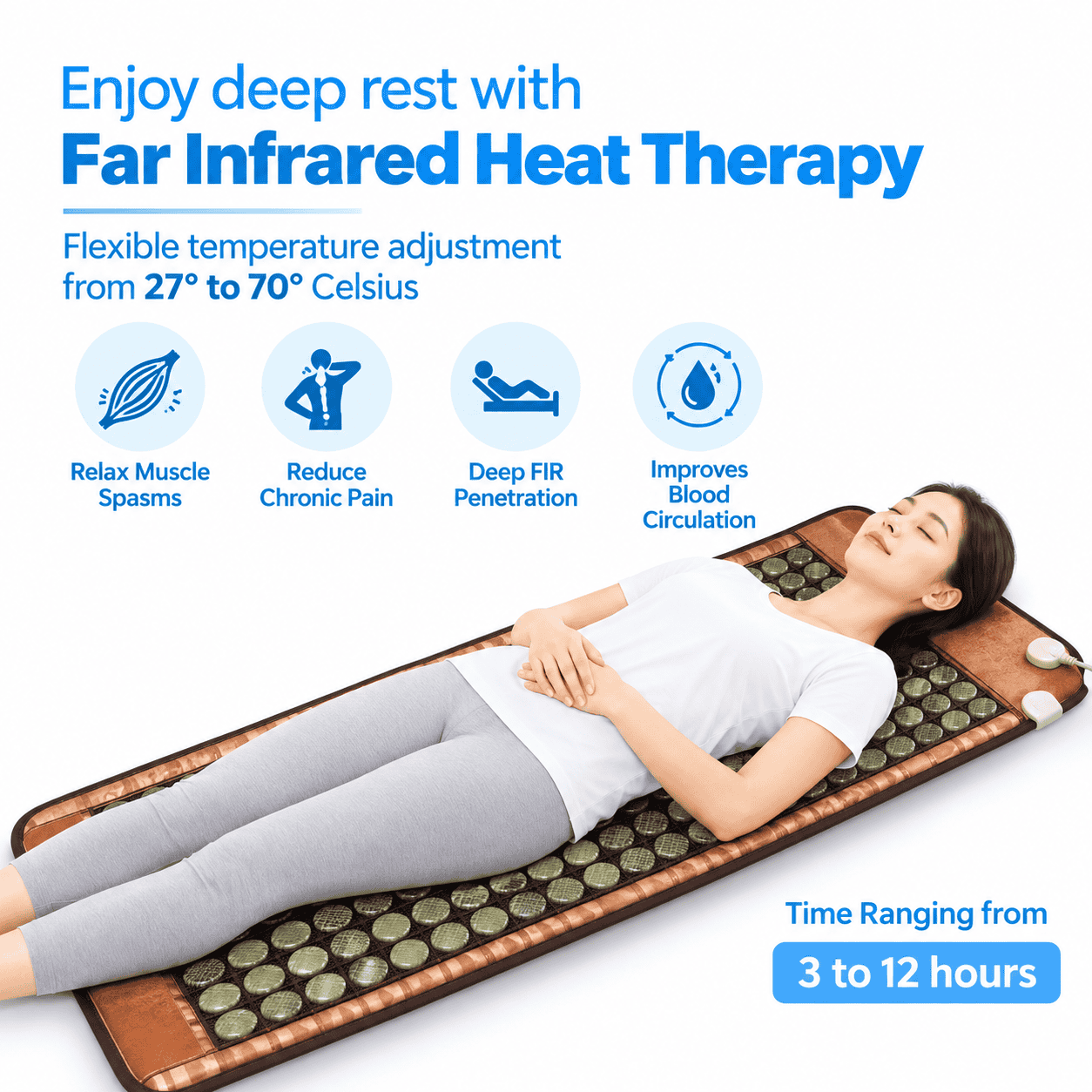 Jade Heating Mat 253 Stone (45cm x 95cm)