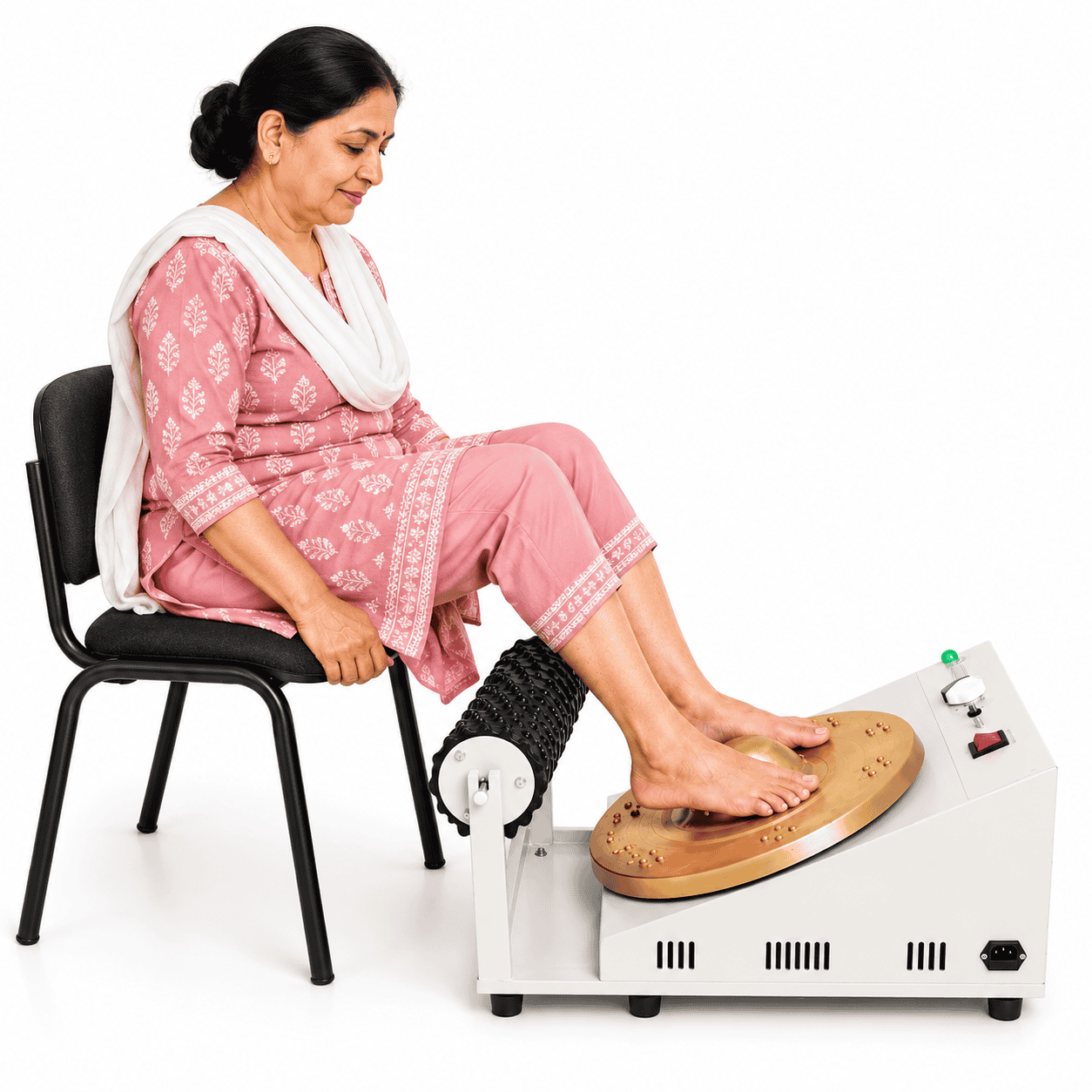 Kansa Thali Foot Massager - View 1