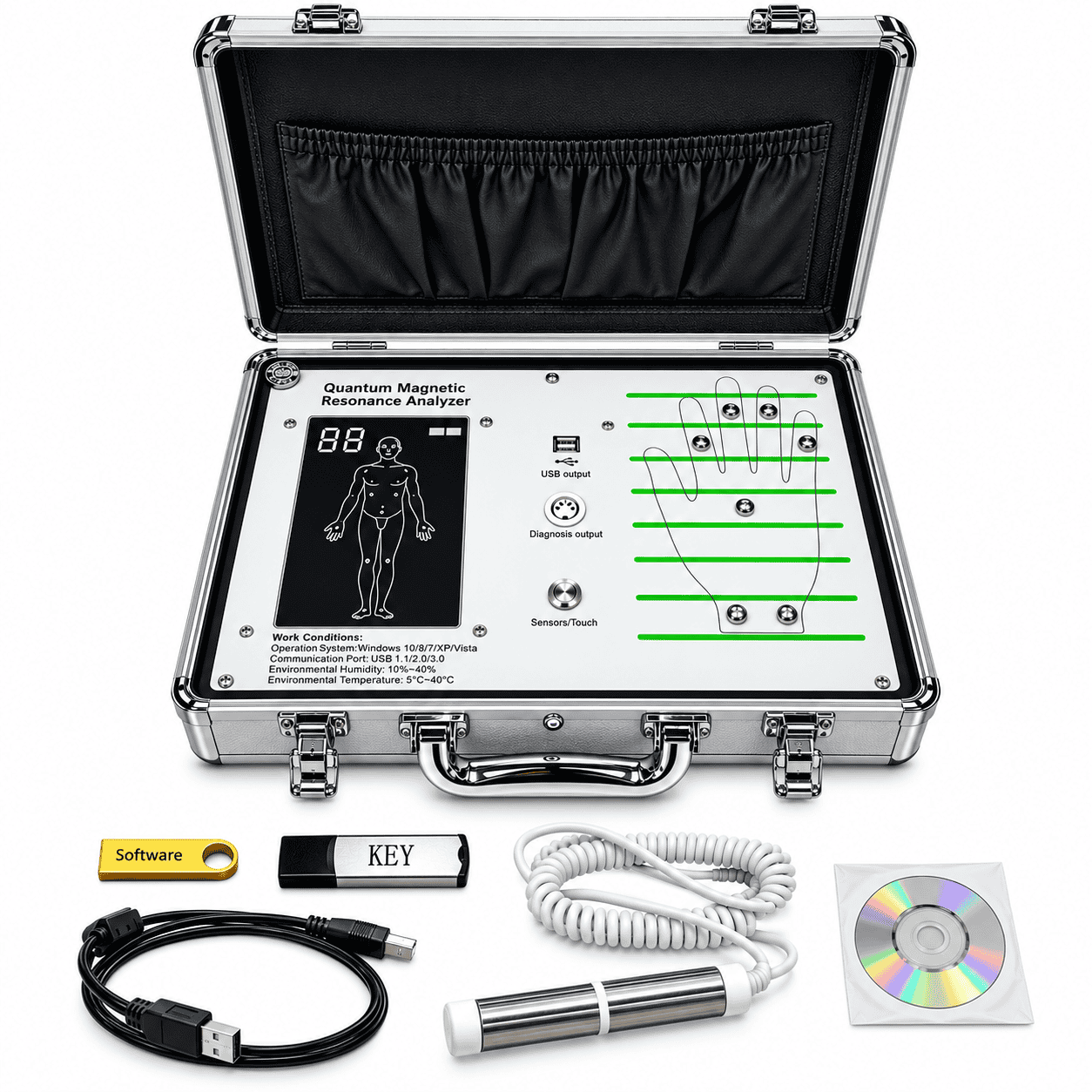 30G+ Quantum Magnetic Body Analyzer 2 in 1 702