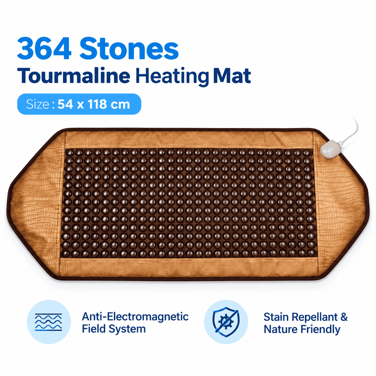Thermal Heating Mat 364 Stone (54cm x 118cm) - View 1