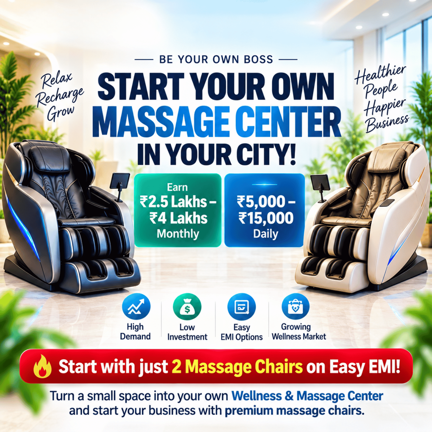 Start Your Own Massage Center In Your City - Ayu Pragya Healthcare Equipments India
